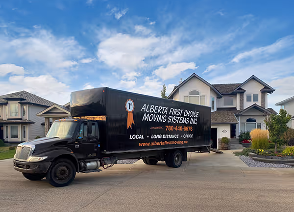 Alberta First's Moving Truck